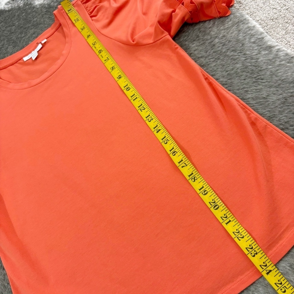 Chicos Ric Rac Sleeve Top 0 Small - Picture 8 of 9